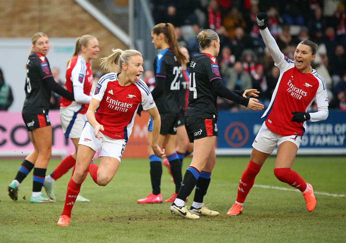 Barclays Womens Super League - Arsenal v Crystal Palace - Mangata Pay UK Stadium Meadow Park