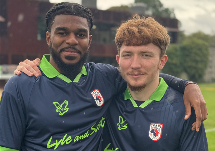 Candi United duo Karl Ushere-Williams and Ryan Pickes