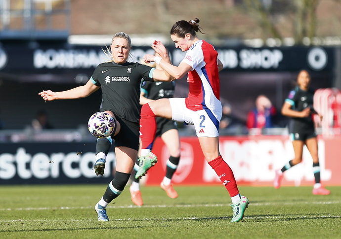 Adobe Womens FA Cup - Arsenal v Liverpool - Mangata Pay UK Stadium Meadow Park