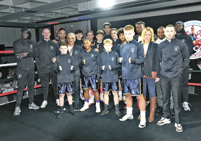 Lawal tribute on big fight night ST.PANCRAS photo credit Philip Sharkey