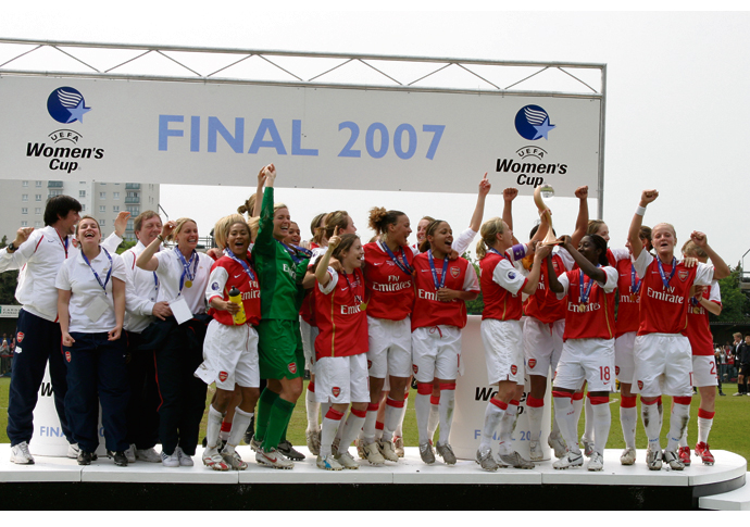 Champions League: Arsenal following in the footsteps of pioneers Arsenal 2007 Womens Cup