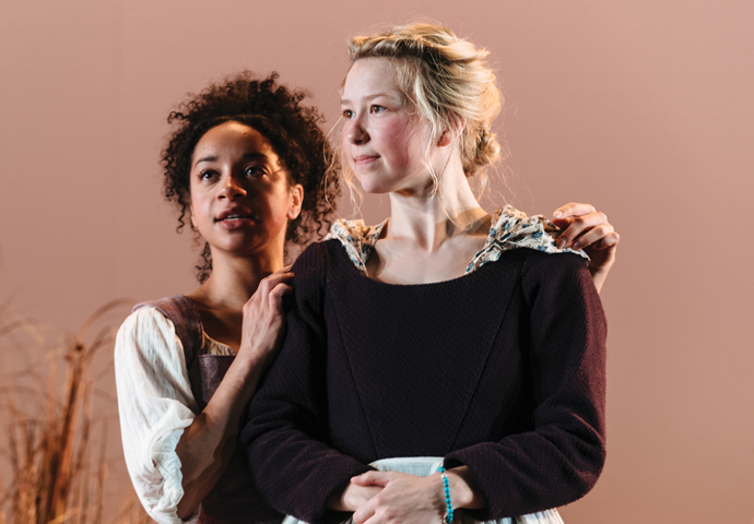 Review: 1536, at Almeida Theatre Siena Kelly and Liv Hill Credit Helen Murray