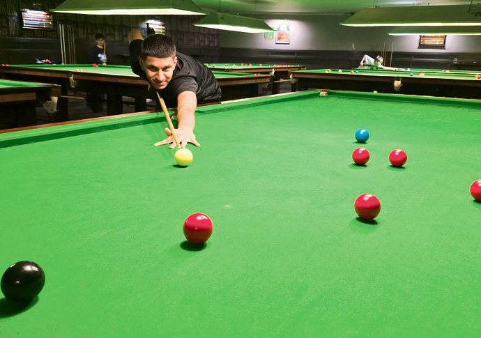 Baize of glory? Cue ace ready to defend his title Donnie Gola