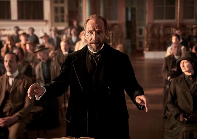 Ralph Fiennes in The Choral_photo Sony Pictures