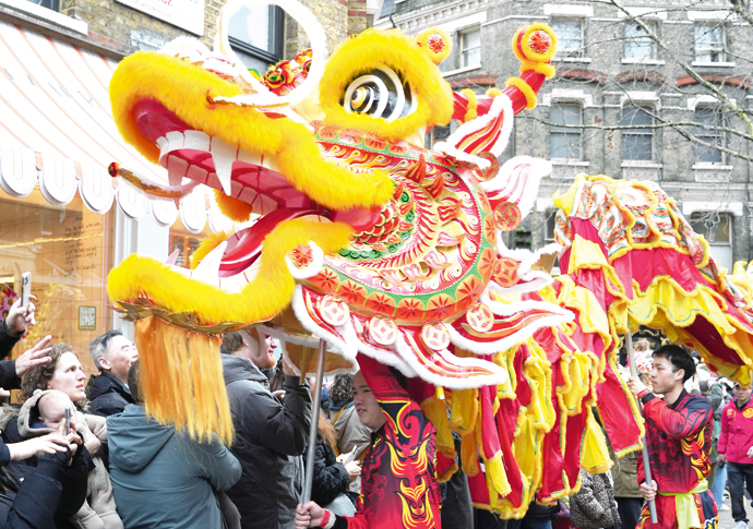 Chinese New Year dragon