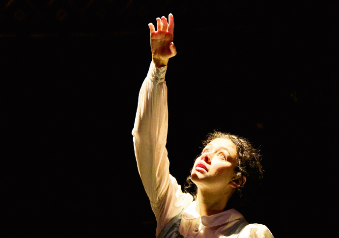 Review: Arcadia, at The Old Vic Isis Hainsworth (Thomasina Coverly) in Arcadia at The Old Vic (2026). Photo by Manuel Harlan (2)