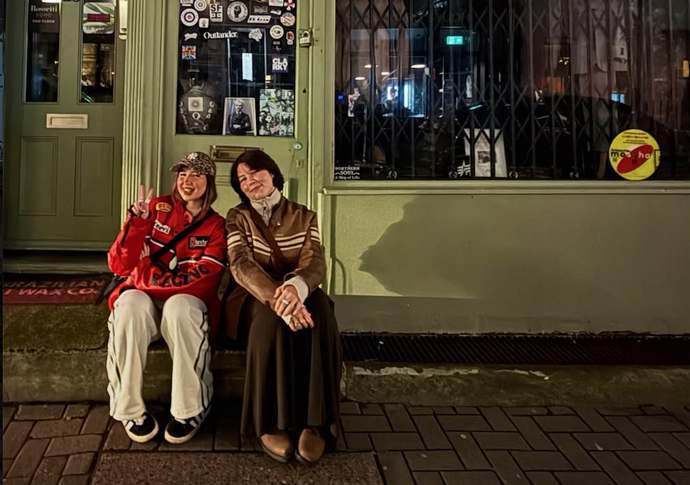 Millz at the old Blackmarket Records shop