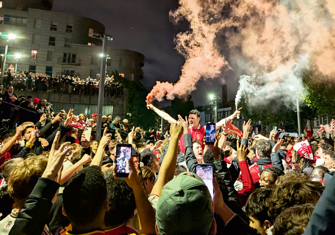 Arsenal celebrations 1