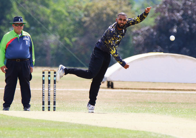 Rizvi makes debut for Leicestershire Mohammed Rizvi in action Credit- Steven Fletcher - www.focuscomms.co.uk