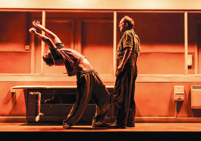 Review: Cleansed, at Almeida Theatre Cleansed Jack Riddiford and Leo BillCredit Marc Brenner