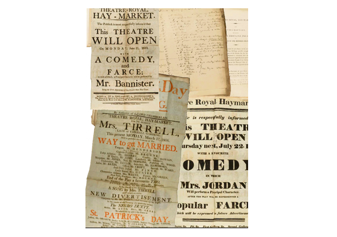 Rare archive reveals rich Theatre Royal records main haymarket